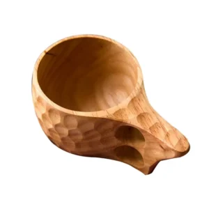 Wooden Cups Tea Coffee Mug Portable Outdoor Natural Wood Drinking Milk Cup With Handle Home Decor Drinkware Kuksa Kasa Tea Mug - Image 10