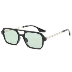 Small Frame Square Sunglasses Woman Brand Designer Fashion Luxury Sun Glasses Female Vintage Hollow Leopard Blue Oculos De Sol - Image 7