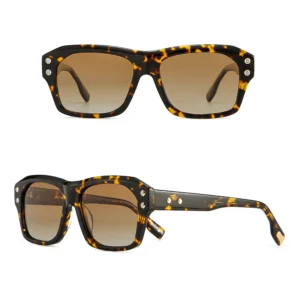 GCV Brand Acetate Square Rectangular Polarized Sunglasses Man Women Fashion Outdoors Eyewear Uv400 Quality Of Luxury Goods - Image 3