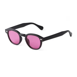Vintage Tortoise Shell Round Sunglasses Women Men 2024 Brand Design Retro Rivet Yellow Blue Lens Square Sun Glasses Female UV400 - Image 11