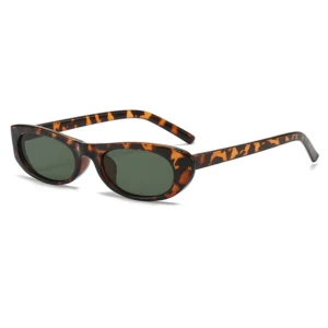 Women's Retro Oval Sunglasses Black Small Frame Fashion Brand Trendy Hot Points Sun Glasses Ladies Star Shades UV400 Eyewear - Image 13