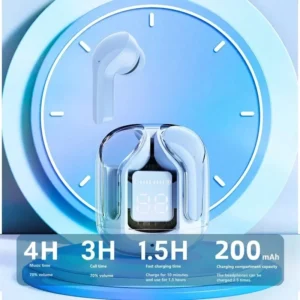 T6 TWS Earbuds Wireless Bluetooth 5.0 ENC Sport Gaming Headsets Noise ReductionMic stereo Headphones with LED Display Earphone - Image 3